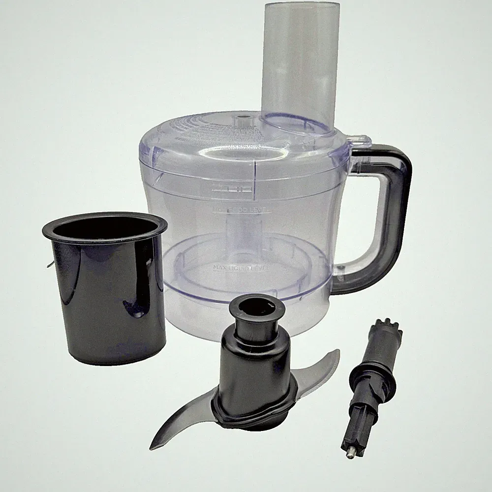 Black & Decker 8 Cup Food Processor Work Bowl, Stem, Lid, Chute Pusher & S Blade