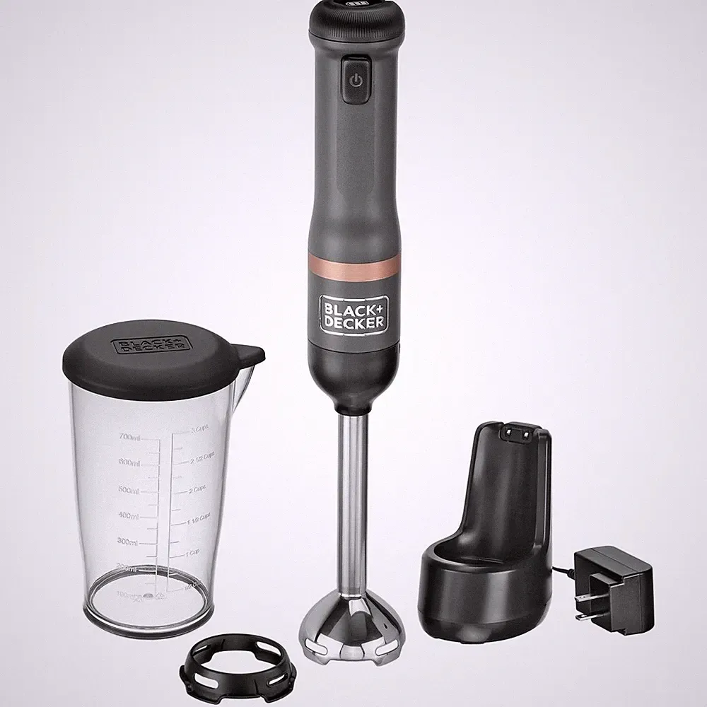 Black & Decker BCKM1011K01 kitchen wand Cordless Immersion Blender - Grey New