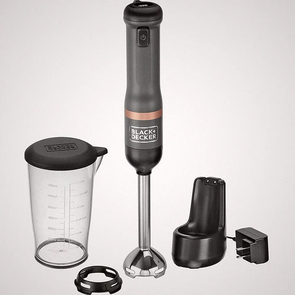 Black & Decker BCKM1011K01 kitchen wand Cordless Immersion Blender - Grey New