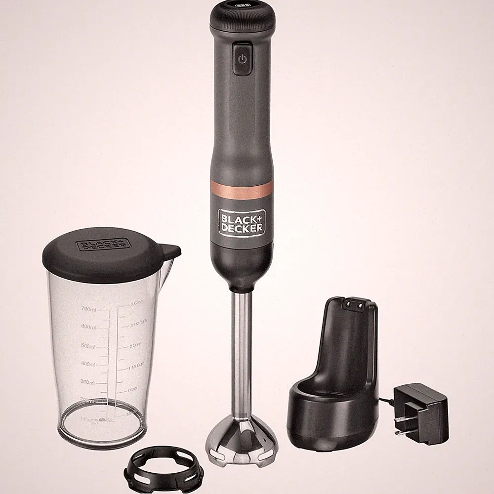 Black & Decker BCKM1011K01 kitchen wand Cordless Immersion Blender - Grey New