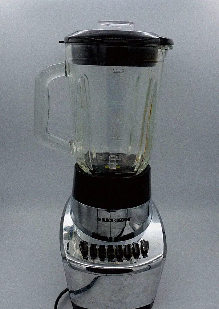 Black & Decker Blender Model: BL 1111 Black Gray Working 6 Speeds