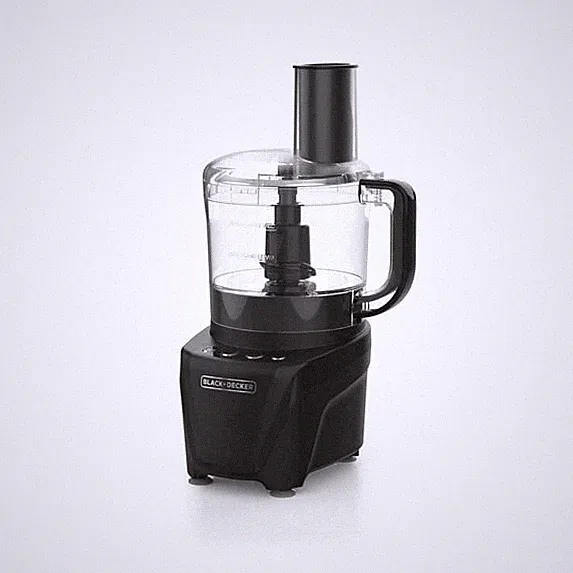 BLACK+DECKER Easy Assembly 8 Cup Food Processor 850W Chop Slice Shred Puree New