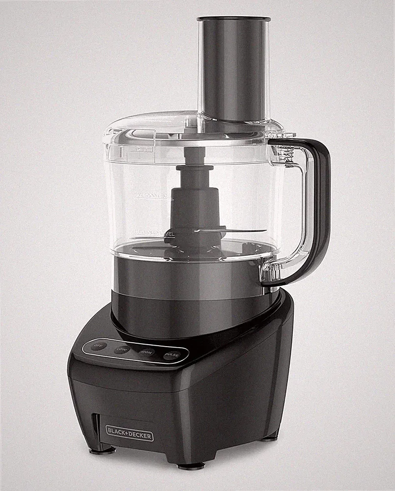 BLACK+DECKER Food Processor and Vegetable Chopper, Stainless Steel Blade, 8-Cup