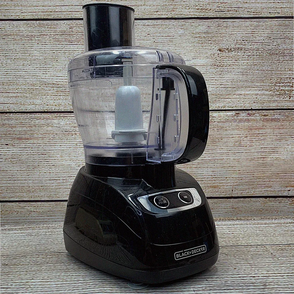 Black Decker Food Processor FP1700B 120V 450W Black Kitchen Appliance Tested