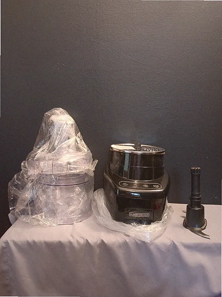BLACK+DECKER FP4100B 8-Cup Food Processor 450W Easy Assembly Pulse Black/ NO BOX