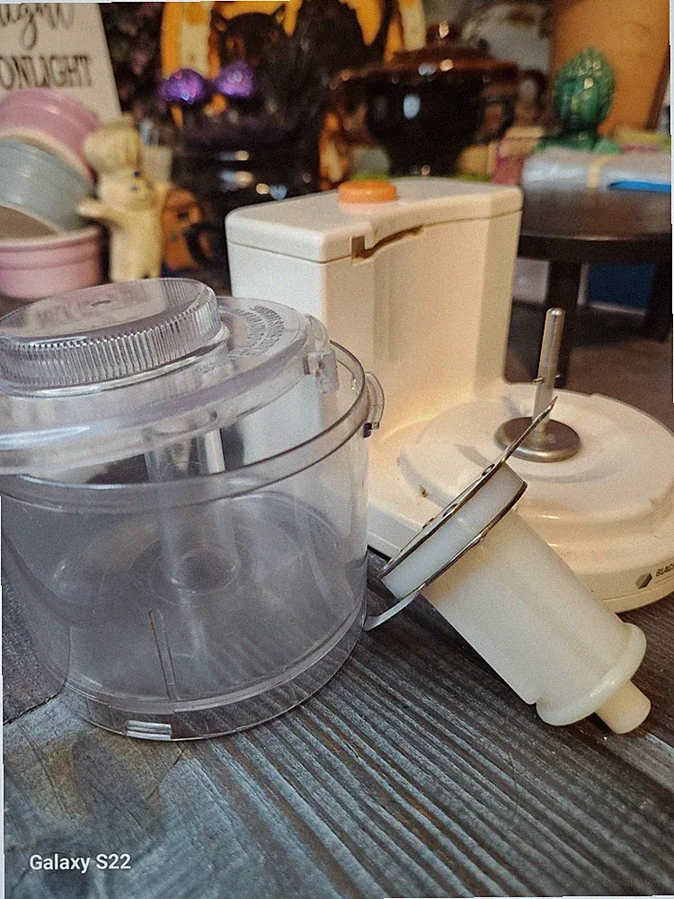 BLACK+DECKER Handy Chopper Electric Mini Food Processor White