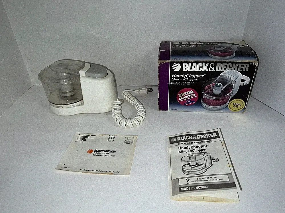 Black & Decker HandyChopper HC2000 Mincer Chopper Mini Food Processor