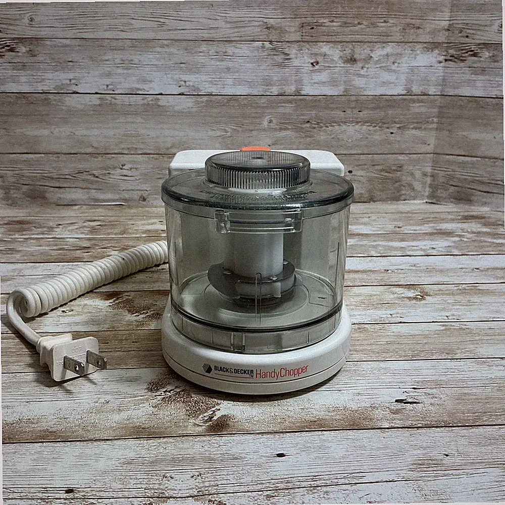 Black & Decker HandyChopper Mincer Mini Food Processor VTG Tested & Working