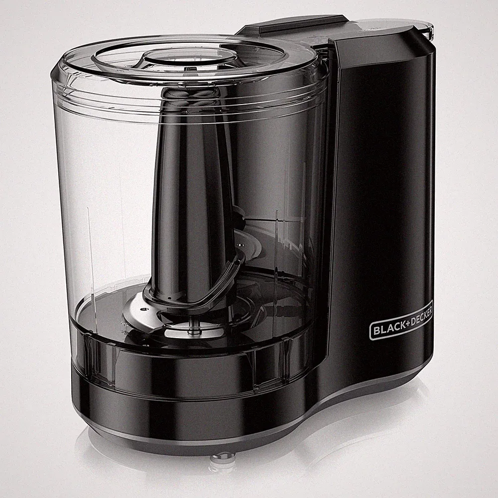 Black+Decker HC300BC 3 Cup Food Processor One Touch Pulse Black