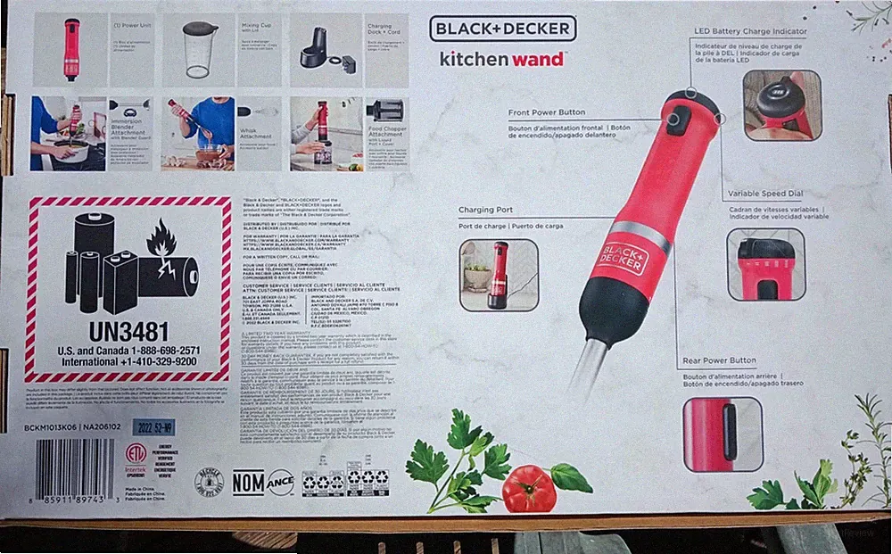 Black & Decker Kitchen Wand Cordless 3 in 1 kitchen multitool.