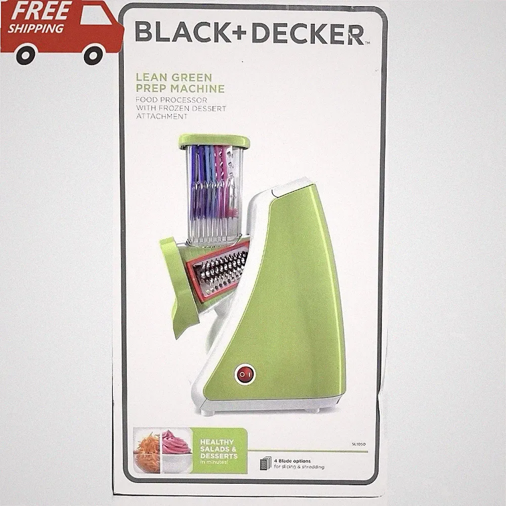 Black & Decker Lean Green Prep Machine Food Processor Produce Chopper