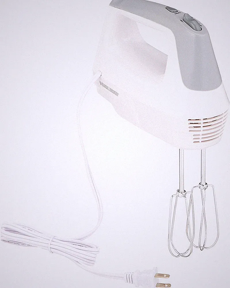 BLACK+DECKER Lightweight Hand Mixer, White, MX1500W