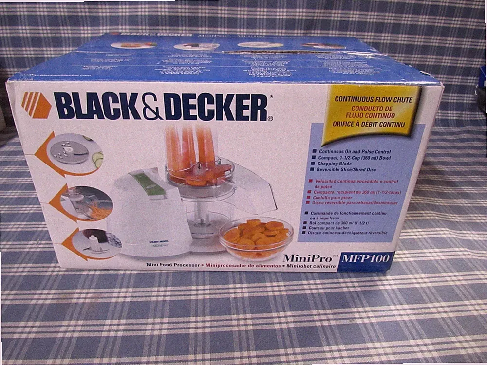 Black Decker MFP100 Mini Food Processor (Pre-Owned See Video) FAST FREE SHIPPING