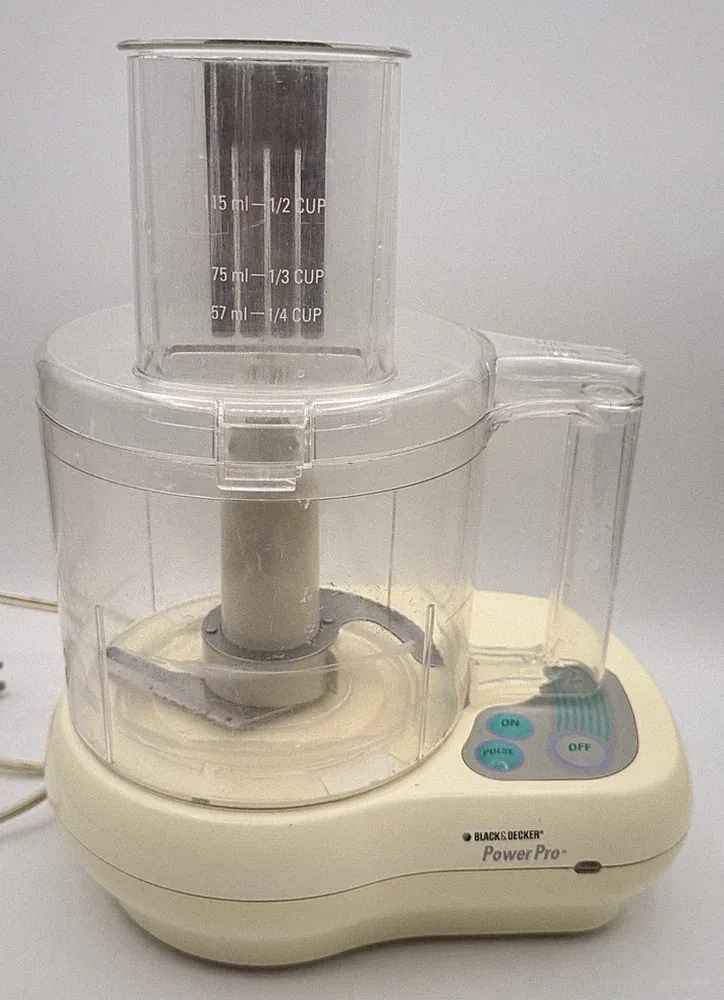 Black & Decker Power Pro FP1000 Full-Size Touch Control Food Processor - Works!