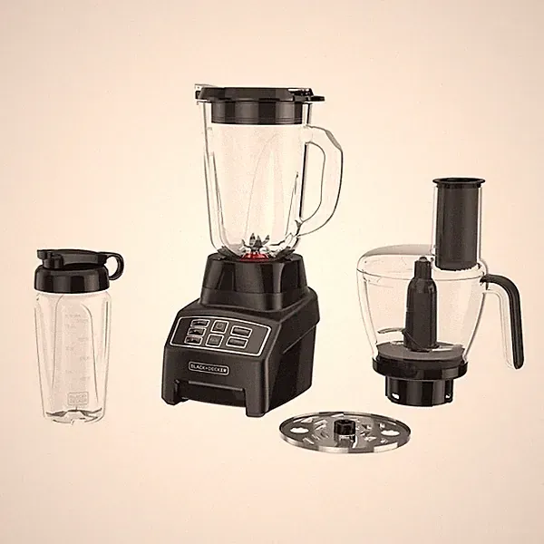 BLACK+DECKER PowerCrush 5-in-1 Blender Kitchen System 800W Black