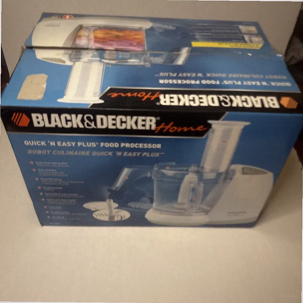 Black & Decker Quick ‘n’ Easy Plus Food Processor Model FP1445 NIB 2005