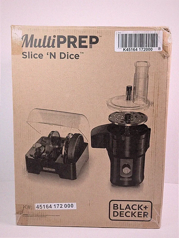 Black + Decker Slice N' Dice All-In-One Cutting Appliance Food Processor -SL3000