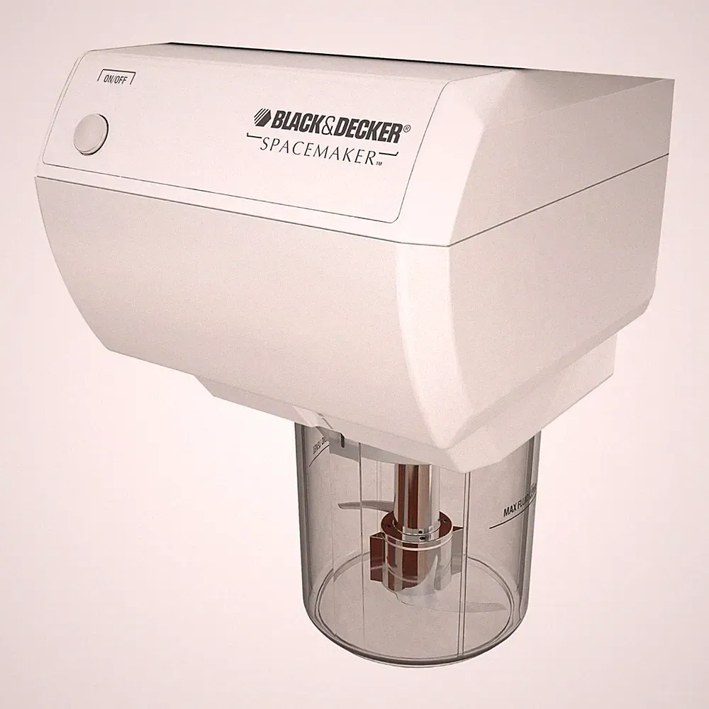Black & Decker Under the Counter Spacemaker Combo Coffee Grinder Food Processor