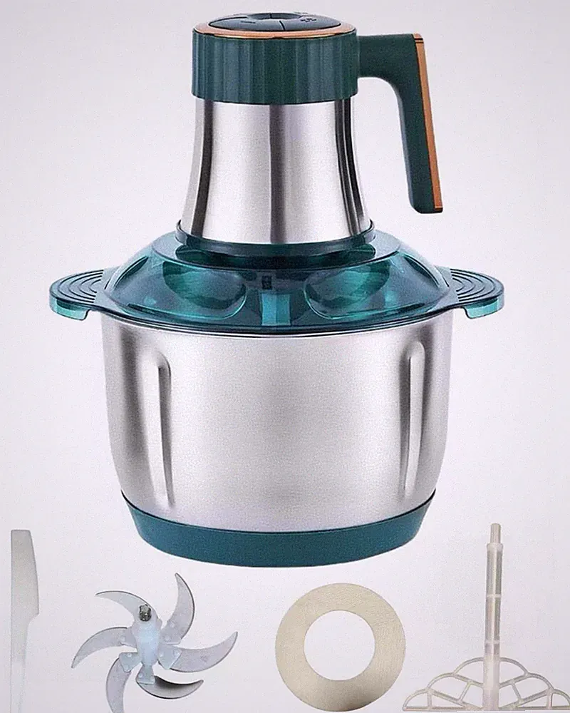 Blender And Food Processor Combo, 500w Electric Chopper Food Chopper, 5-Speed...