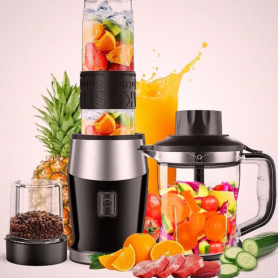 Blender and Food Processor Combo 700W Electric Blender for Shakes Smoothies Kitc