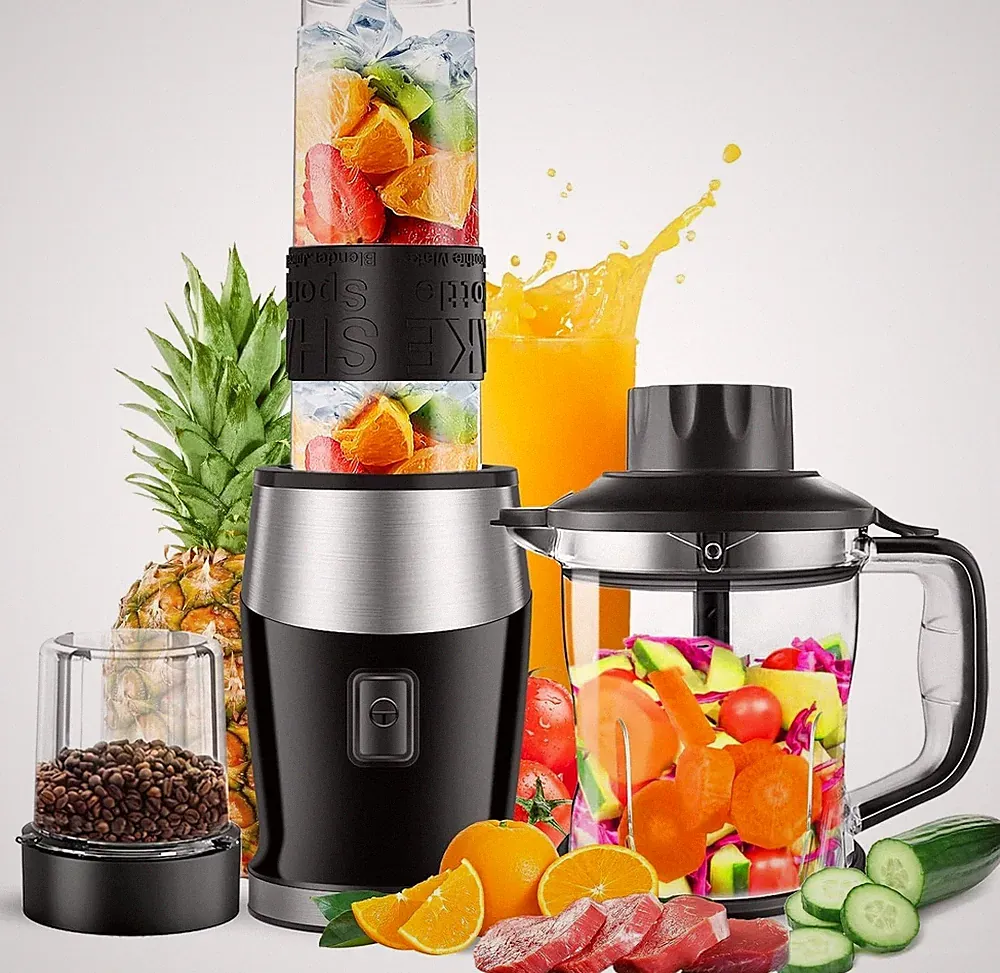 Blender and Food Processor Combo, Personal Blender for Shakes and Smoothies