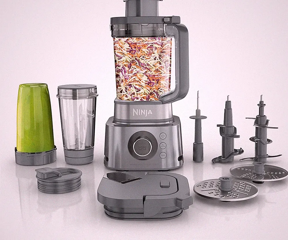 Blender & Food Processor Combo, Foodi Power Blender System for Smoothies, Bowls