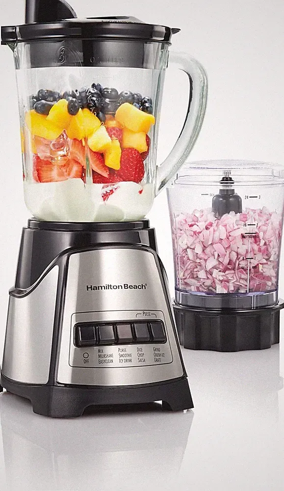 Blender for Shakes Smoothies with 3-Cup Vegetable Chopper Mini Food Processor