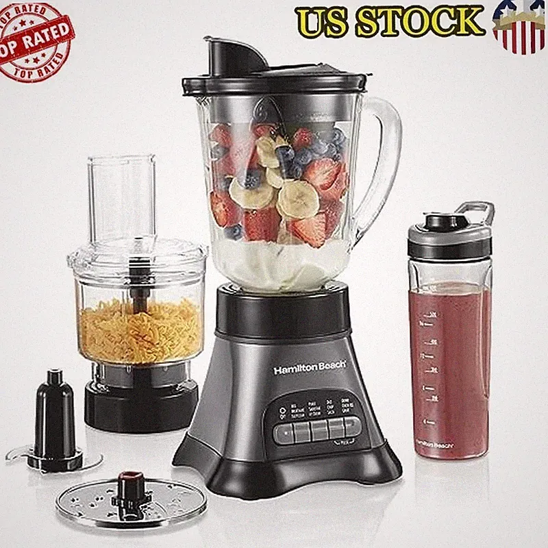 Blender Shakes and Smoothies & Food Processor Versatility Glass Durable 700 W US