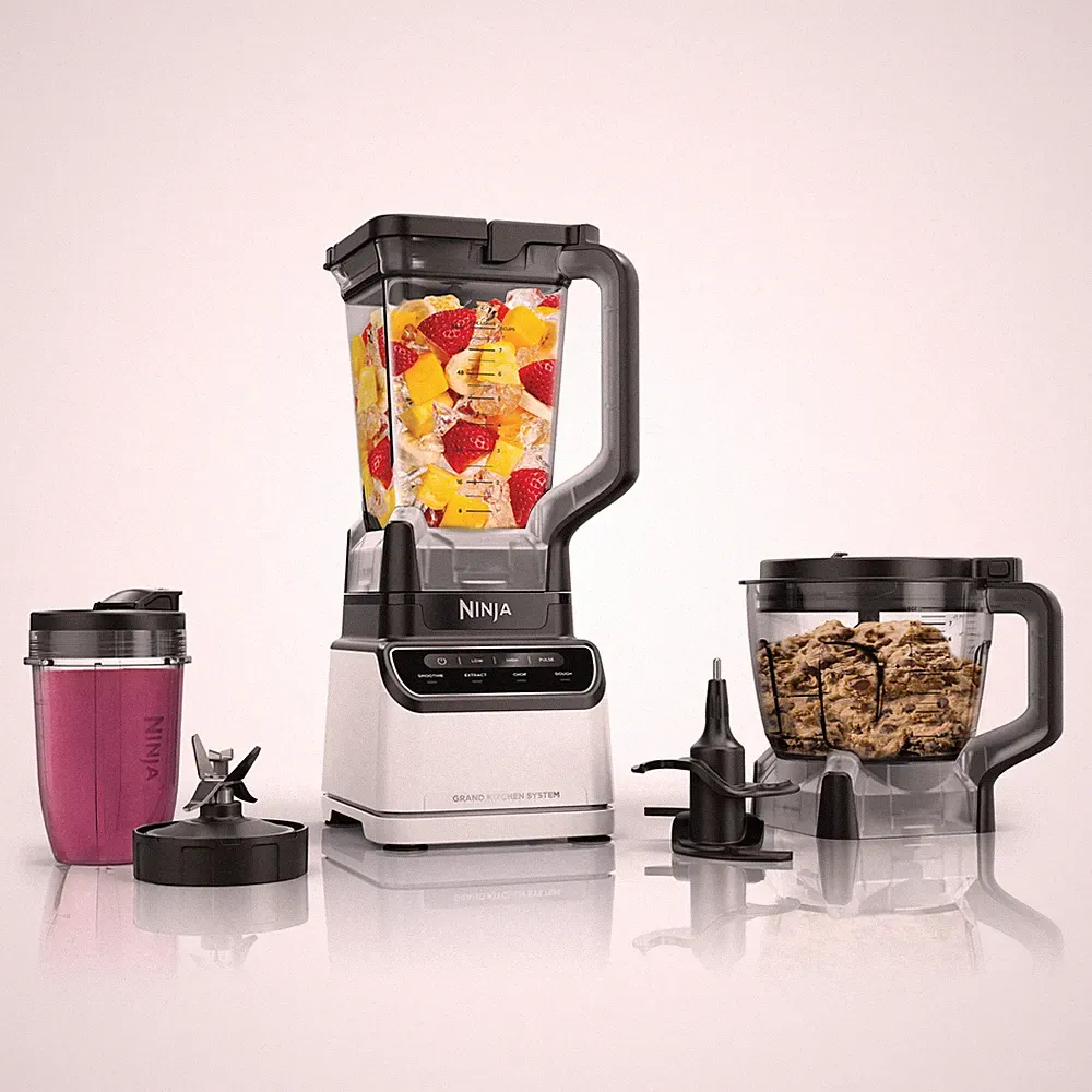 BLENDER SYSTEM 4 Presets Smoothies Chopping Dough Food Processor