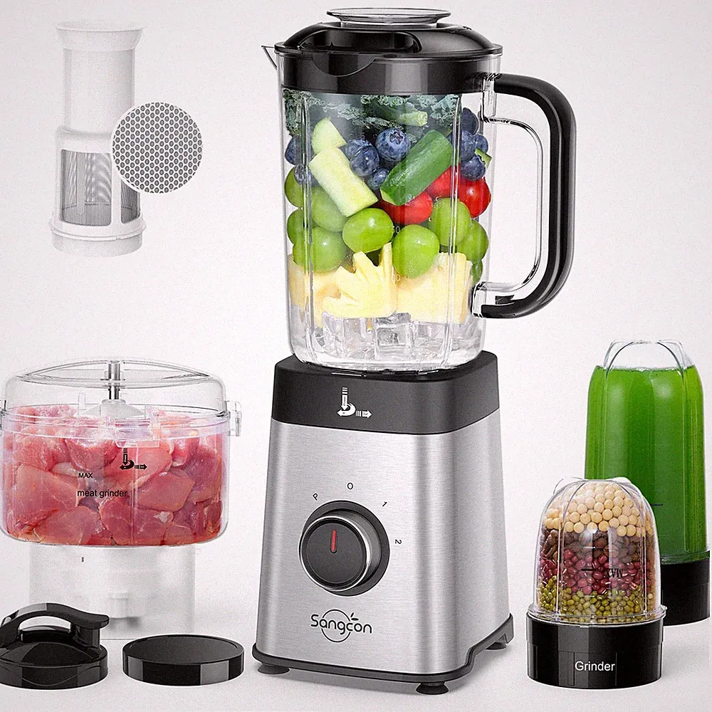 Blenders and Food Processor Combo for Kitchen 5 in 1 Blender for Shakes and S...