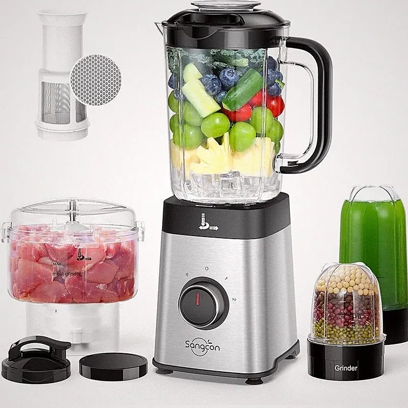 Blenders Food Processor Combo 5 in 1 Blender Shakes Smoothies Meat Chopped