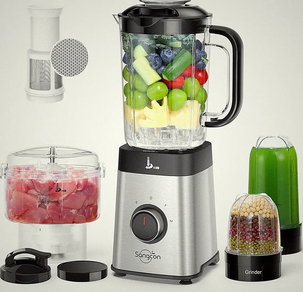 Blenders Food Processor Combo for Kitchen 5 in 1 Blender Shakes and Smoothies