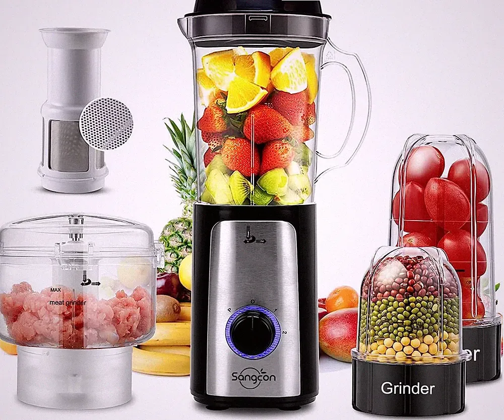 Blenders for Kitchen, 5-In-1 Food Processor Combo for Smoothies Set | Bpa-Free 4