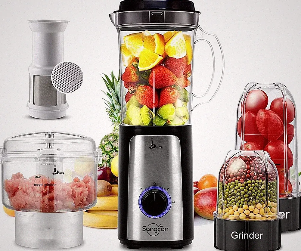 Blenders for Kitchen, 5-in-1 Food Processor Combo for Smoothies Set | BPA-Free