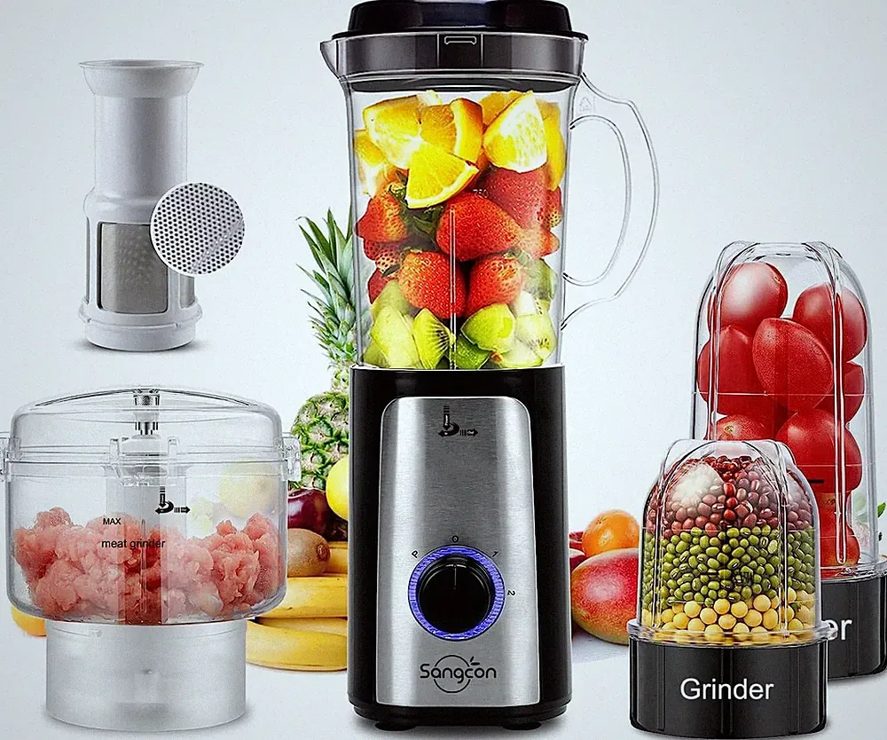 Blenders for Kitchen, 5-In-1 Food Processor Combo for Smoothies Set