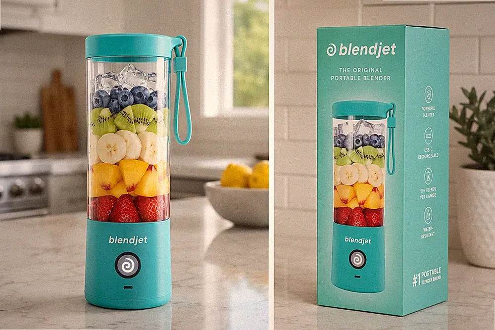 BlendJet 2 Portable Blender Smoothies Shakes Cordless USB-C Rechargeable - Green