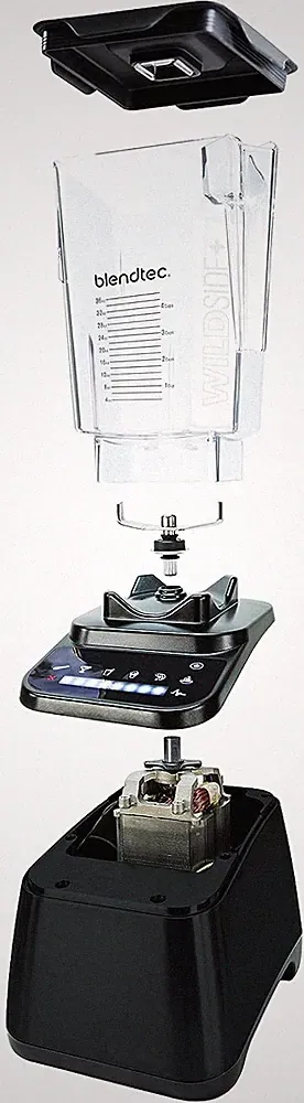 Blendtec 90 oz Designer 650 Blender Black Bundle