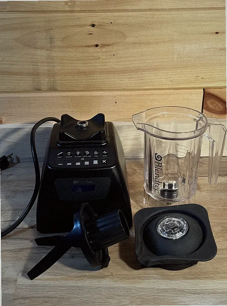 BlendTec Classic CTB2 Blender Black Variable Speed w/ Pitcher & Lid Tested