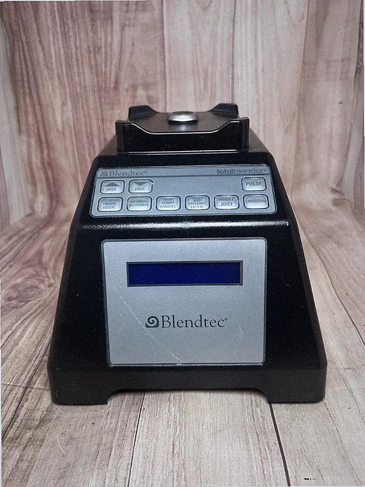 Blendtec ES3 Total Blender Variable Speed Black Motor Base Only TESTED!382cycles