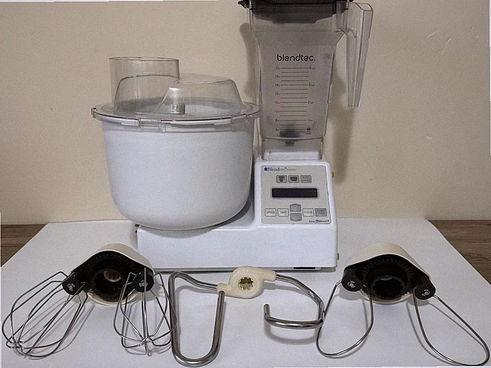 Blendtec Home Mix N Blend II Kitchen Machine With Bowl, Attachments, And Jar