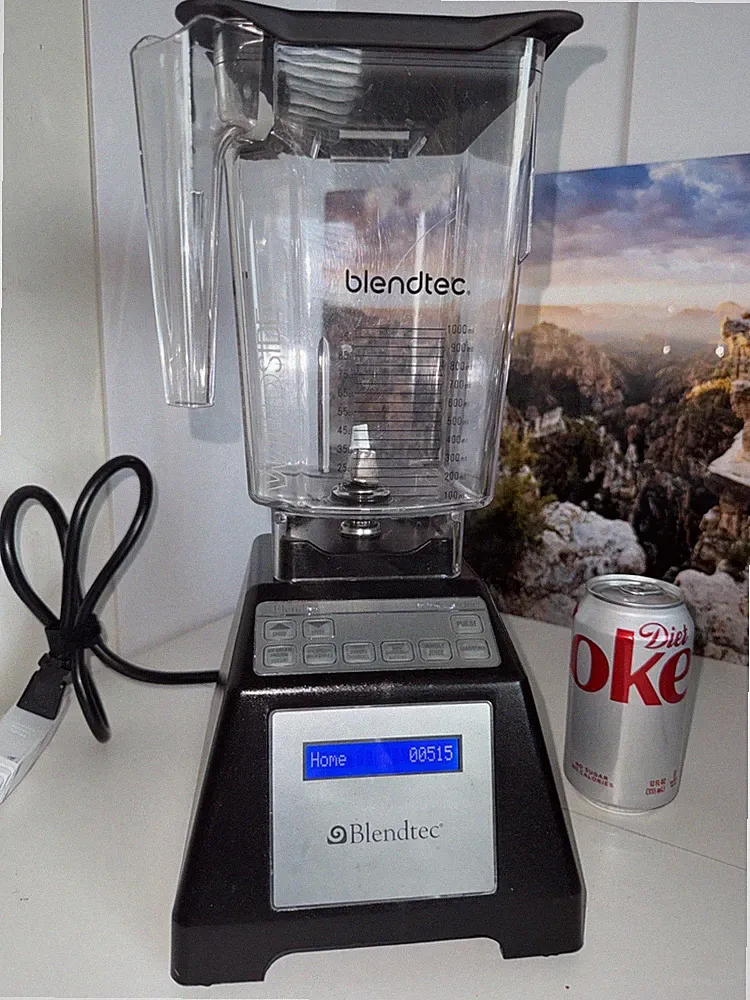 Blendtec Total Blender ES3 Black 1560W WildSide+ Jar Professional Countertop