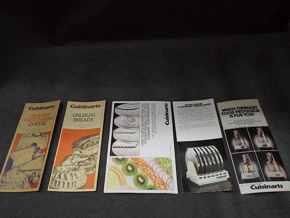 Booklets Instructions Recipes-Cuisinart DLC-8-10 Food Processor Blade Attachment