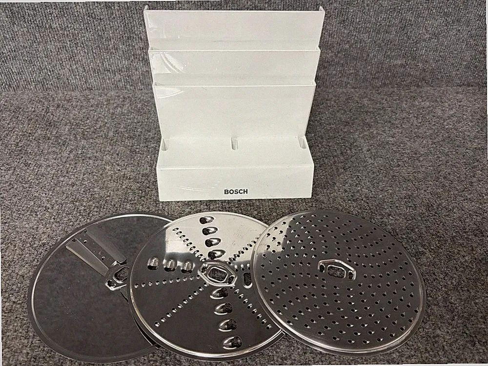Bosch Compact Kitchen Machine Food Processor 3 Blades/Discs with Holder