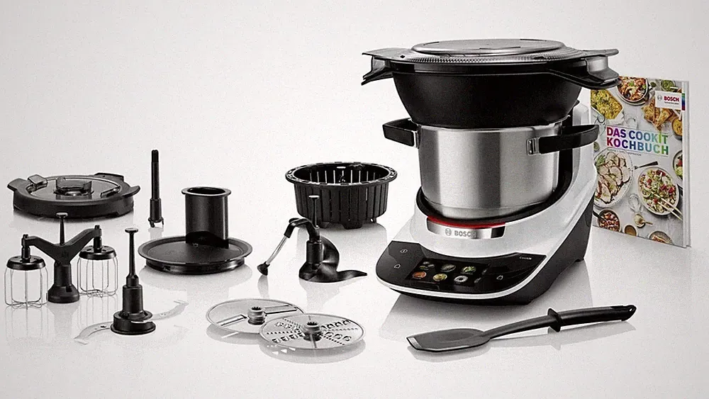 Bosch Cookit food processor MCC9555DWC with cooking function,free ship Worldwide