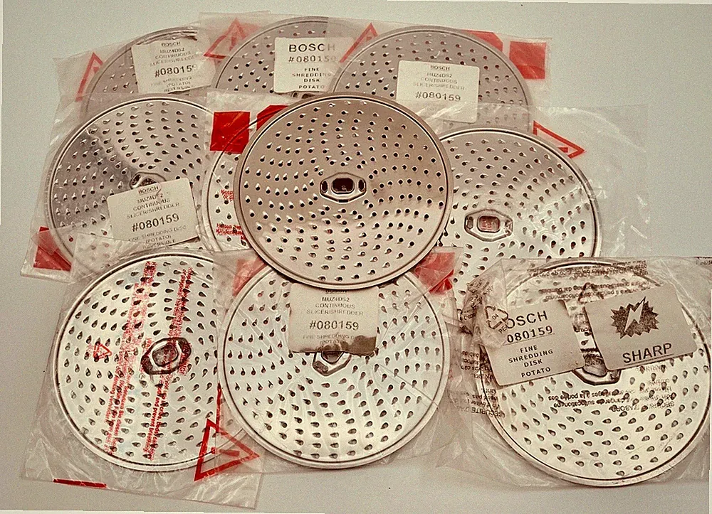 reversible grater discs for food processor