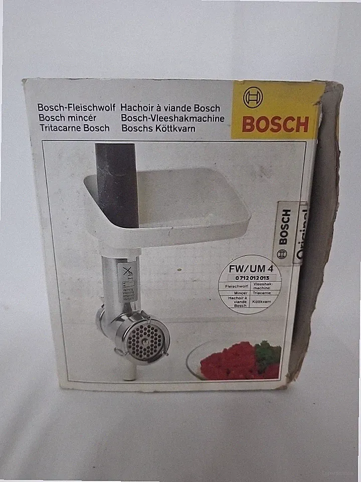 Bosch Mincer Meat Grinder Attachment MUZ4FW2 for UM4/MUM4 Small Food Processor