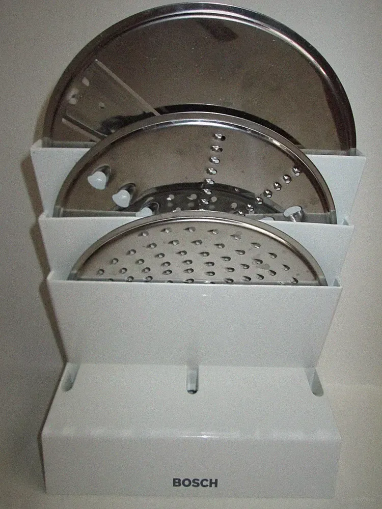 Bosch Set Of 3 MUM44 Food Processor Blade Attachment w/Holder Replacement