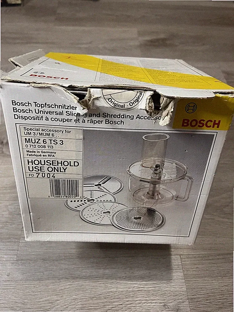 Bosch Universal Mix Bowl Lid MUZ6 Slicing Shredding Disc MUM6621UC MUM 6 TS 3