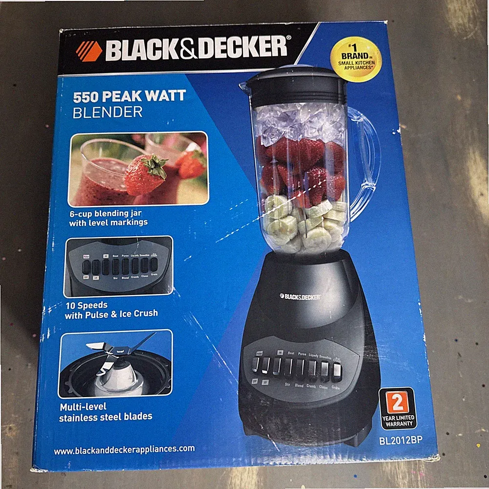 Brand New BLACK+DECKER 6-cupCup Food Processor BL2012BP
