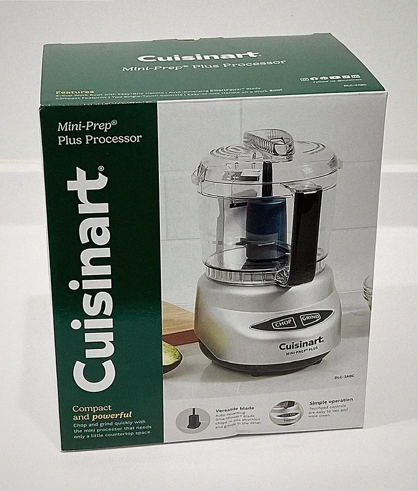 Brand New CUISINART 3-Cup MINI-PREP PLUS Food PROCESSOR Model DLC-2ABC